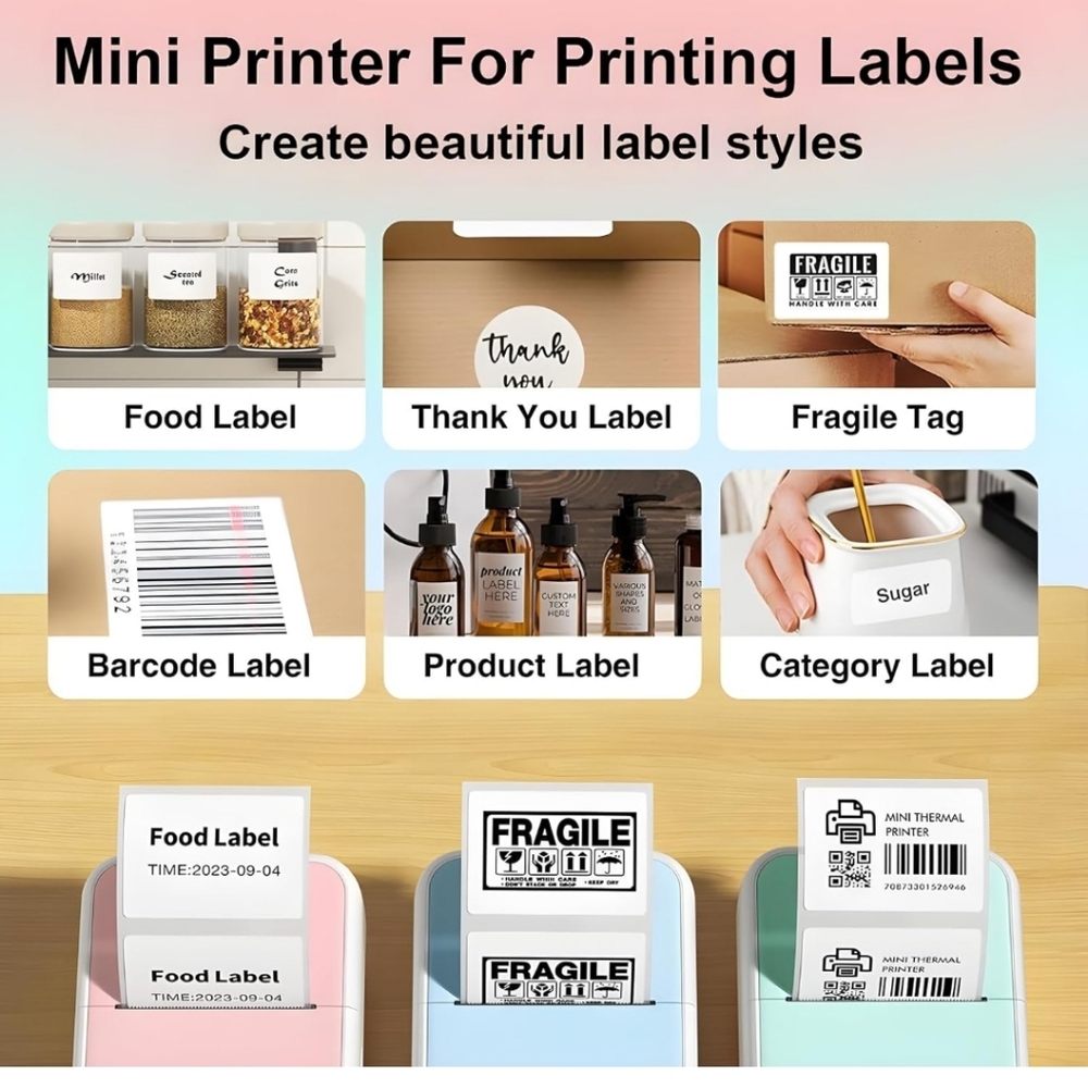 Mini Bluetooth Sticker Printer - Picture 7 of 11